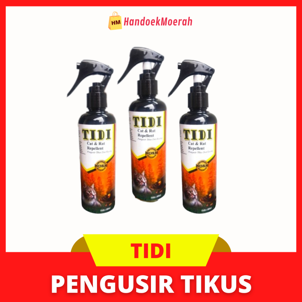 Jual TIDI CARE Spray Cat & Rat / Pengusir Kucing Tikus Anti Poop Peep