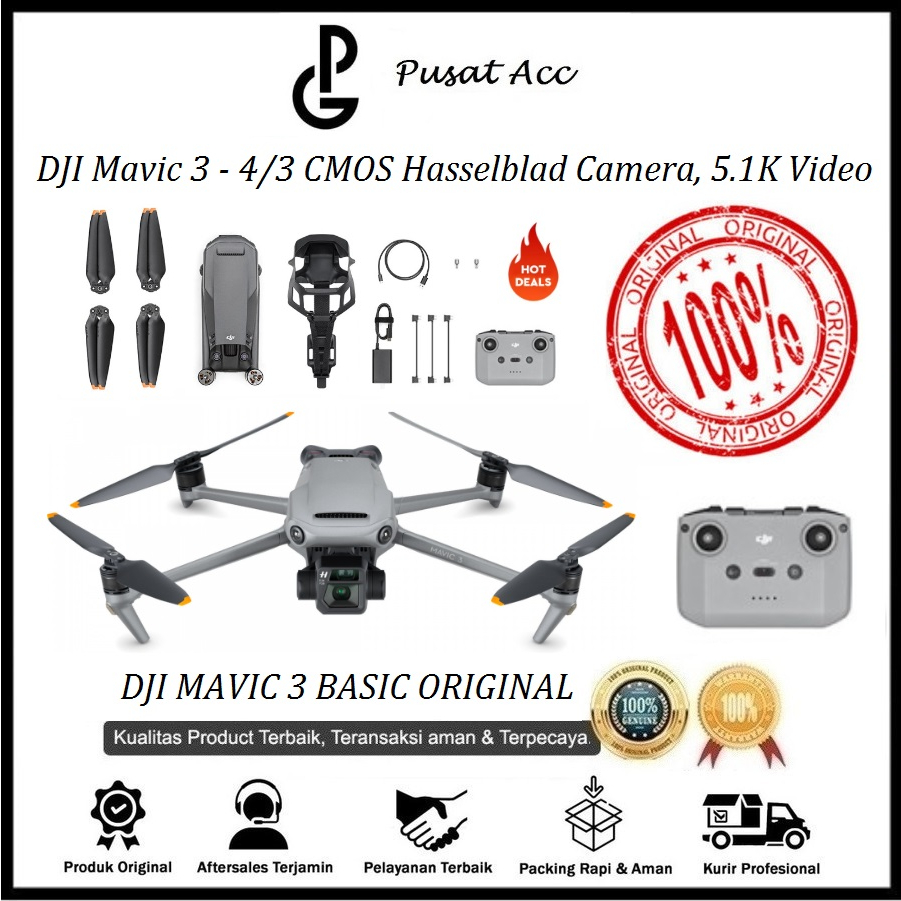 Jual DJI Mavic 3 Basic - Camera Drone New Original | Shopee Indonesia