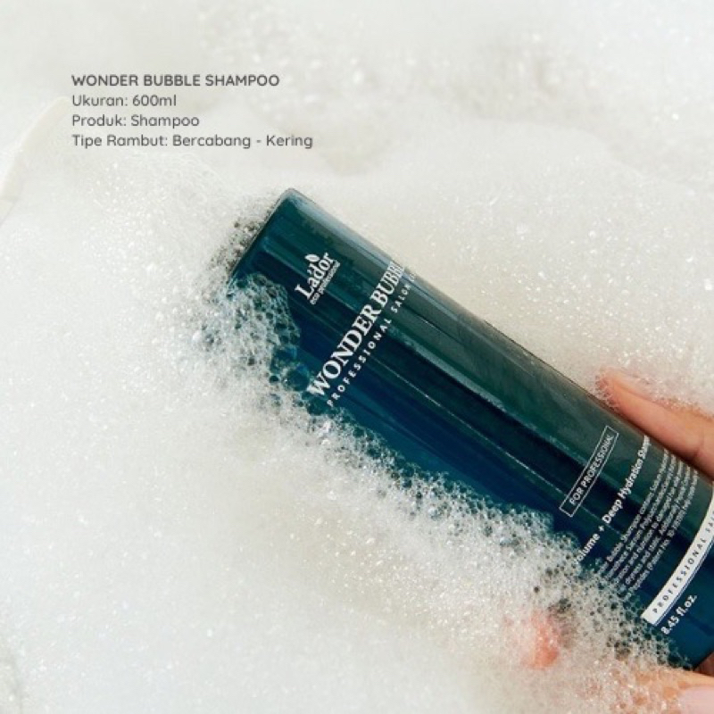 Jual Lador Wonder Bubble Shampoo 600ml | Shopee Indonesia