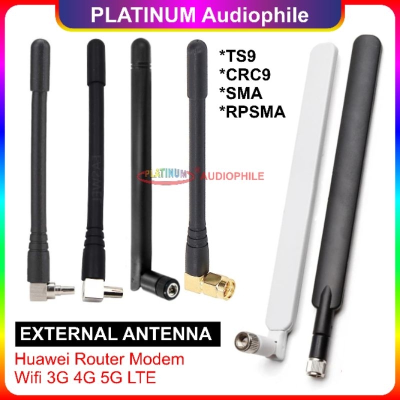 Jual Antena External Eksternal Wifi Modem Router RP SMA RPSMA TS9 CRC9 2G 3G 4G 5G LTE Shopee