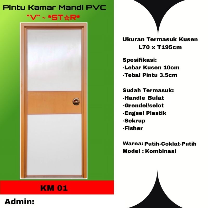 Harga Pintu Pvc Km