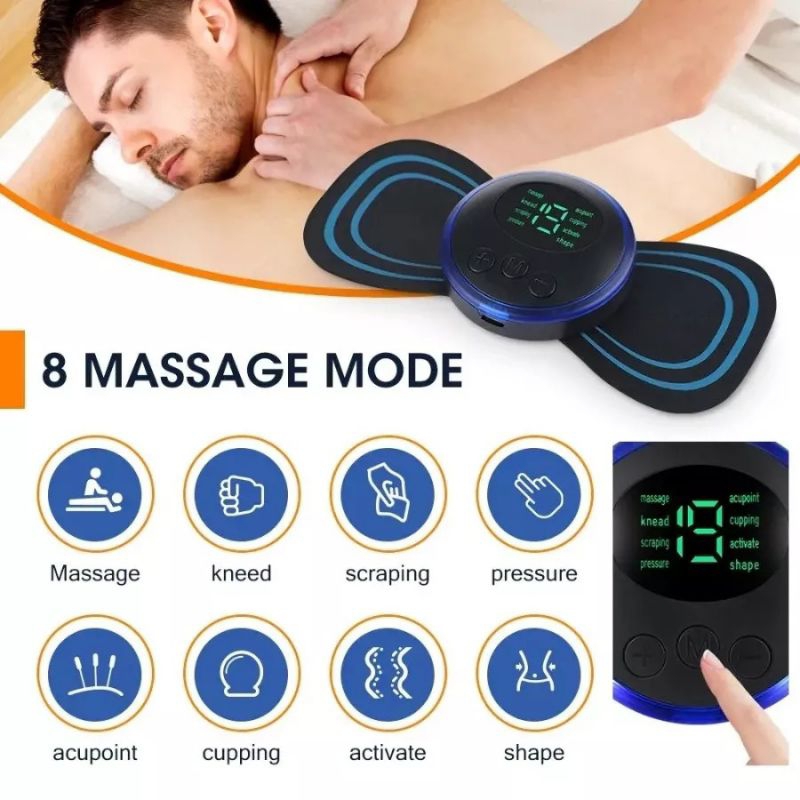 Jual Alat Pijat Leher Terapi Mini Pad Mat Electric Ems Massage Recharging Alat Pijat Punggung