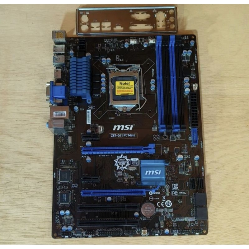 Jual MOTHERBOAD MSI Z87G41 PC MATE / LGA 1150 Shopee Indonesia