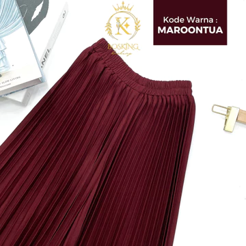 Rok Plisket Premium 100 Mayung Ekslusif 70 Warna Series 2 Bawahan Wanita