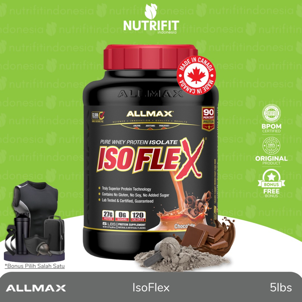 Jual Allmax Isoflex Pure Whey Protein Isolate 5lbs Shopee Indonesia