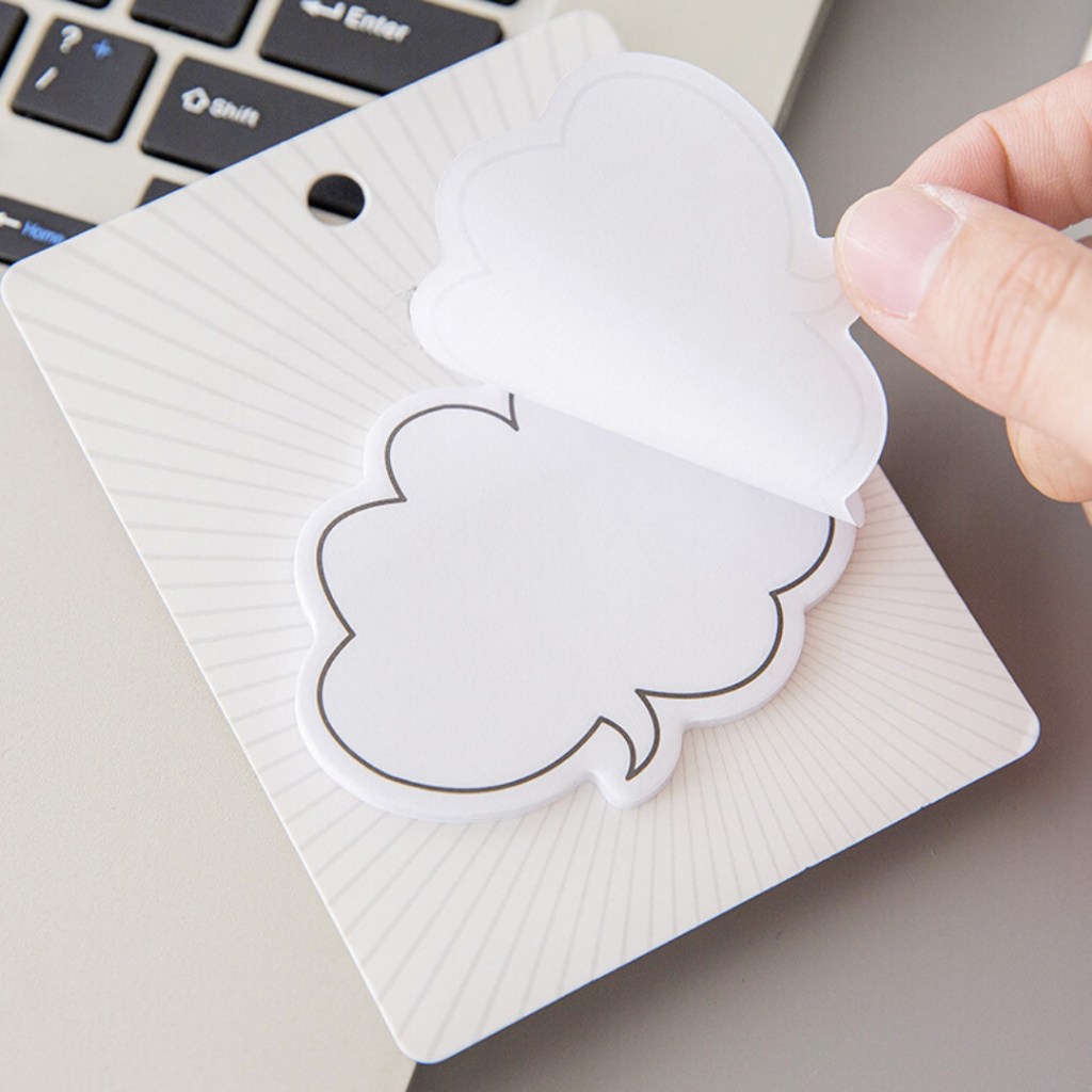 Jual TOPER Stick Note Lucu Dialog Komik Sticky Notes Putih Karakter ...