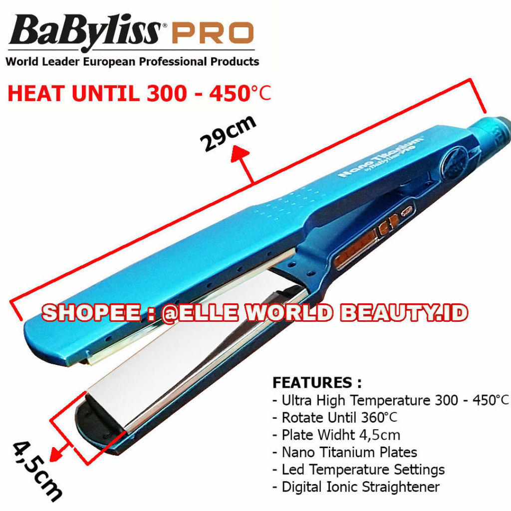 Jual CATOK BABYLISS PRO NANO TITANIUM ORIGINAL- CATOKAN BABYLISS