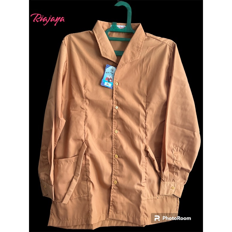 Jual Seragam Sekolah Baju Kemeja Pramuka Panjang Model Tali Gesper SMA