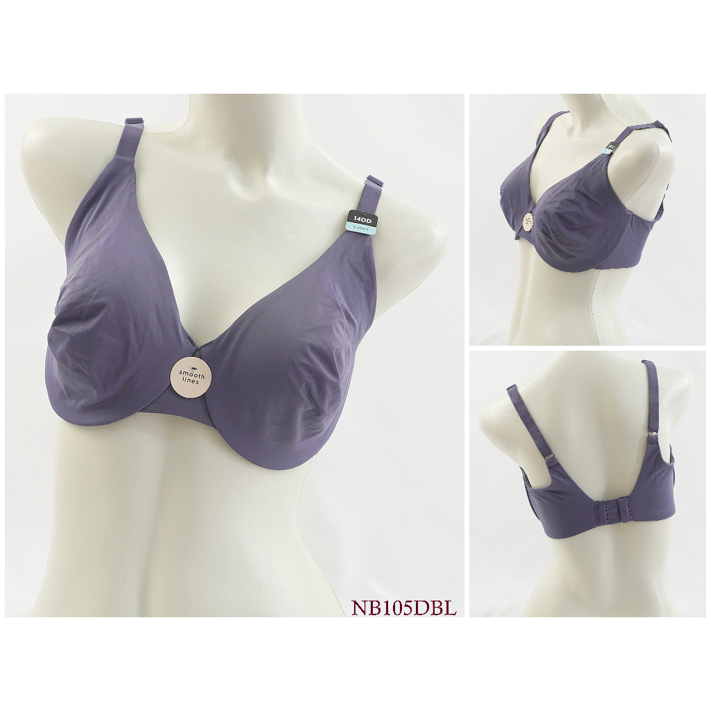 Jual Bra Wanita Kawat Tanpa Busa Big Size 34B s.d 40DD Beha Jumbo Non ...