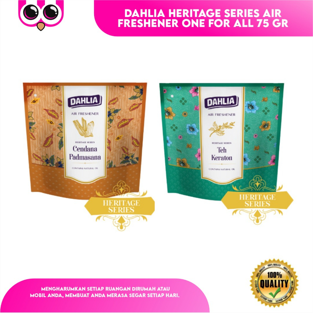 Jual Dahlia Heritage Series Air Freshener One For All Gr Pengharum Shopee Indonesia