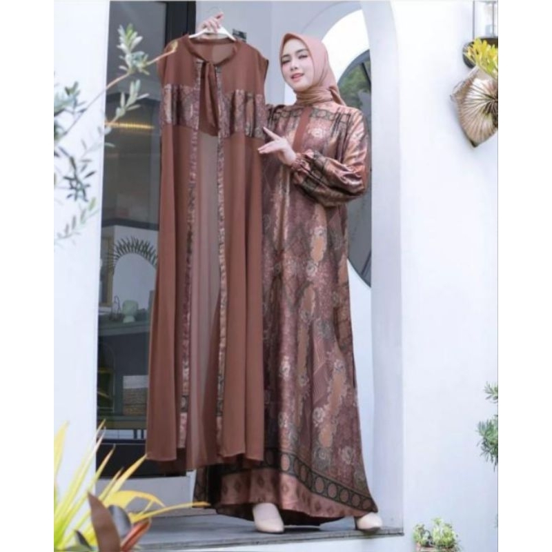 Jual Gamis 2in1 Inner + Outer lepas pasang Brand 3V Moeslim Style (1 ...