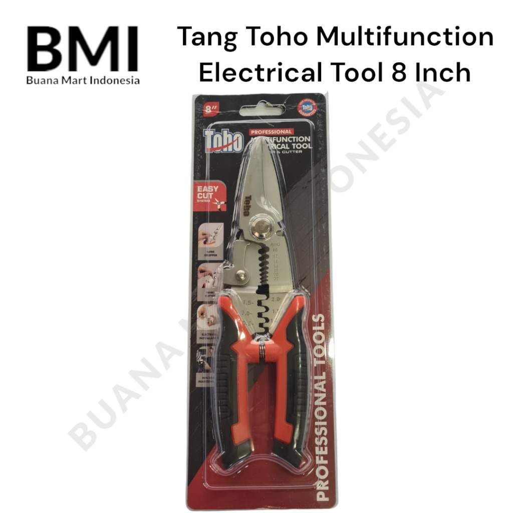 Jual Tang TOHO Multifunction Electrical Tool 8 Inch | Tang Kupas Kabel ...