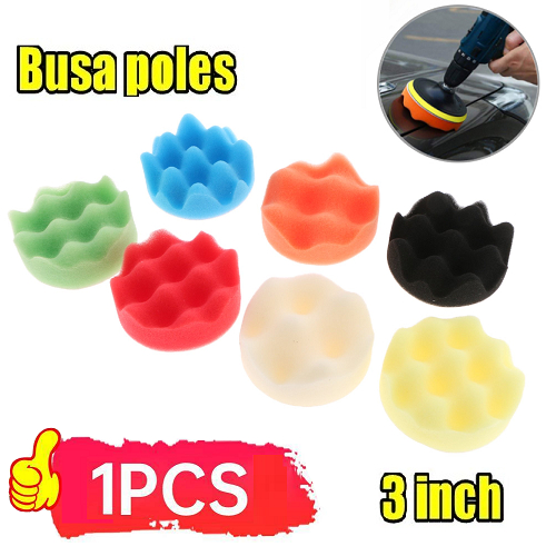 Jual Busa Spon Poles Inch Body Mobil Motor Pcs Inch Mm Sponge Polish Polishing Flat