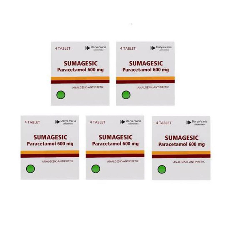 Jual SUMAGESIC PARACETAMMOL STRIP ISI 4... | Shopee Indonesia
