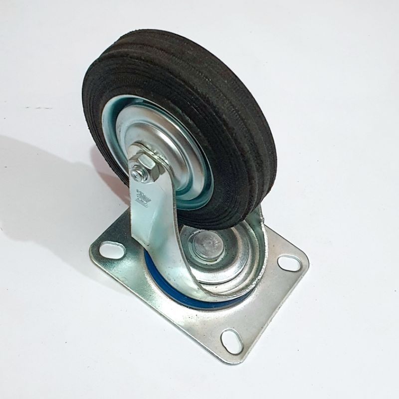 Jual Roda karet trolley hidup 4 inch , roda lemari , roda meja | Shopee ...
