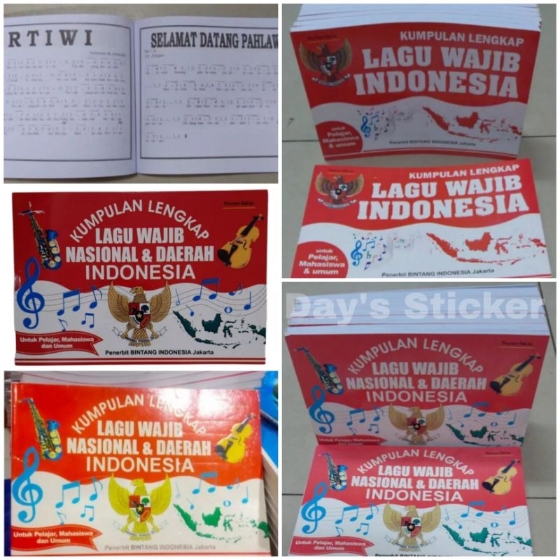 Jual Buku Kumpulan Lengkap, Lagu Wajib Nasional Dan Daerah | Shopee ...