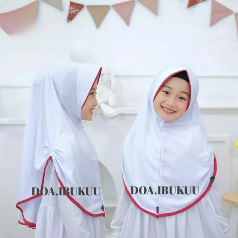 Jual Hijab Anak Sekolah SERUT PINGUIN 6-10 Tahun Hijab Anak Sekolah SD ...