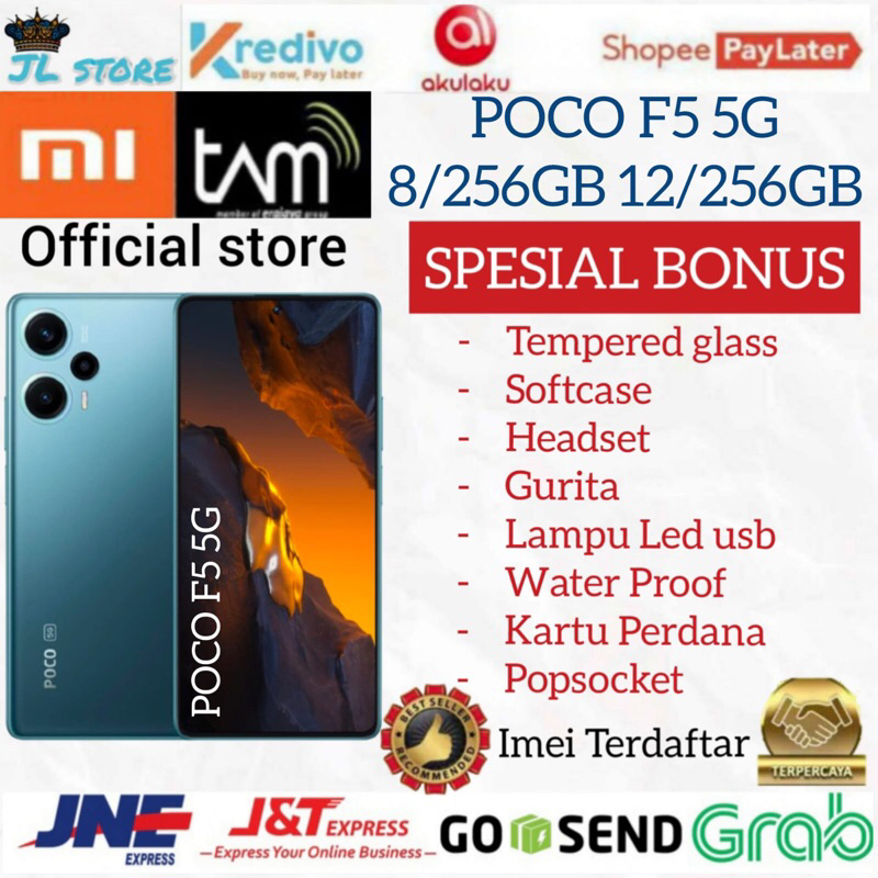 Jual XIAOMI POCO F5 5G NFC RAM 8/256GB 12/256GB GARANSI RESMI TAM ...