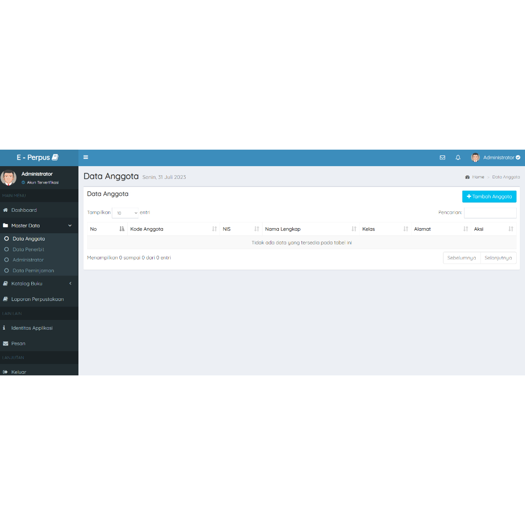 Jual Aplikasi program e-perpustakaanLTE berbasis web codeigniter 3 ...