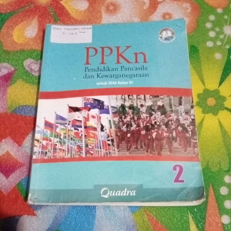 Jual BUKU ORI PPKN KELAS 2 SMA PENERBIT QUADRA | Shopee Indonesia