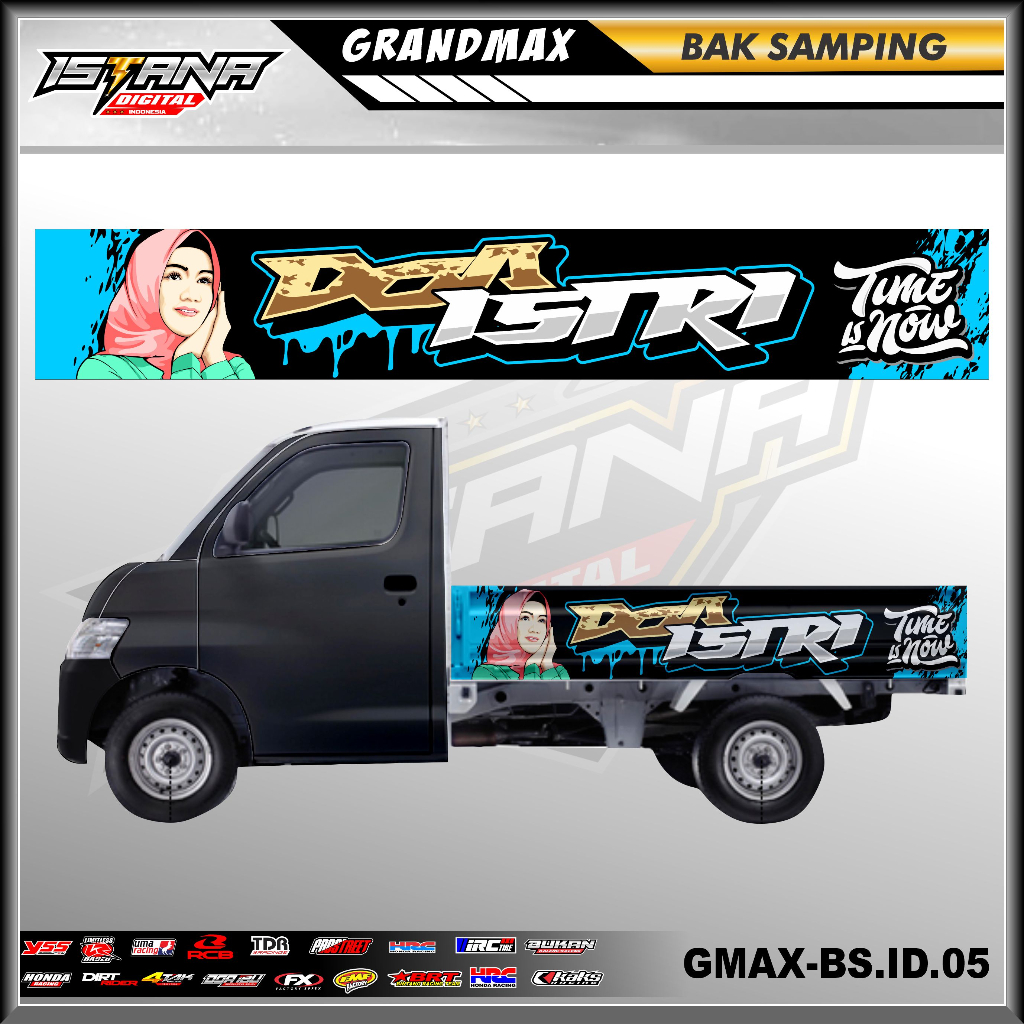 Jual Decal Stiker Bak Samping Daihatsu Grandmax Sticker Variasi Bak