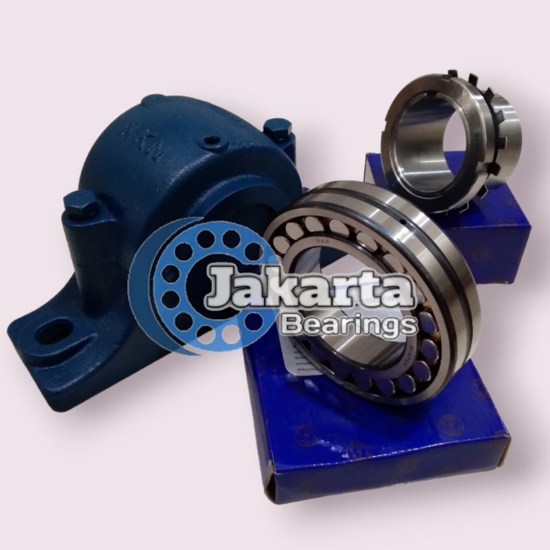 Jual PLUMMER BLOCK SET SN517 SN 517 BEARING 22217 K ADAPTER H 317