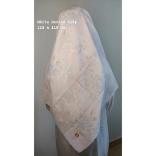 Jual D Scarf White Series Elegant 