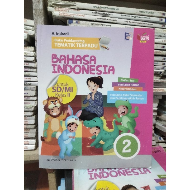 Jual Buku Pendamping Tematik Terpadu Kelas 3 Iii Sd Mi Erlangga