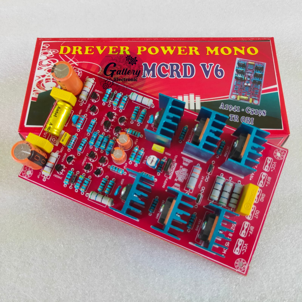 Jual Kit Driver Power Amplifier MCRD V6 Balap Low Sub Komponen Original