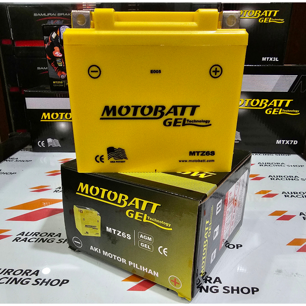 Jual AKI GEL HONDA BEAT KARBU - MOTOBATT MTZ6S - 12V6AH ( UPGRADE
