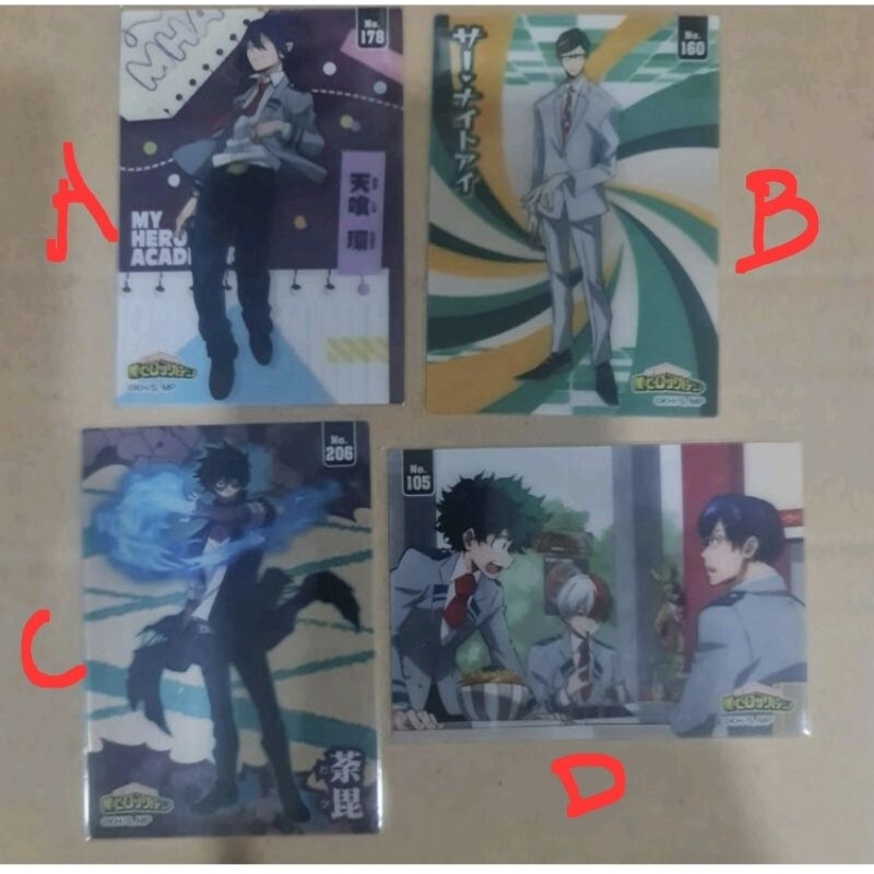 Jual Card Transparan Clear Card Boku no Hero Academia My Hero Academia Shopee Indonesia