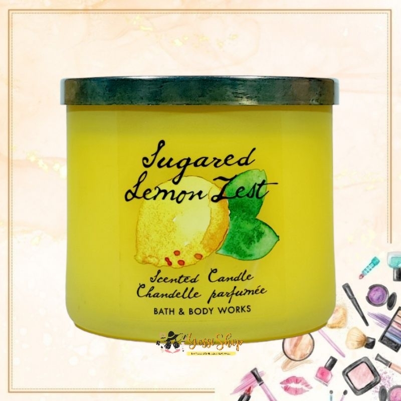 Jual SALE CUCI GUDANG Bath & Body Works Sugared Lemon Zest 3 wick
