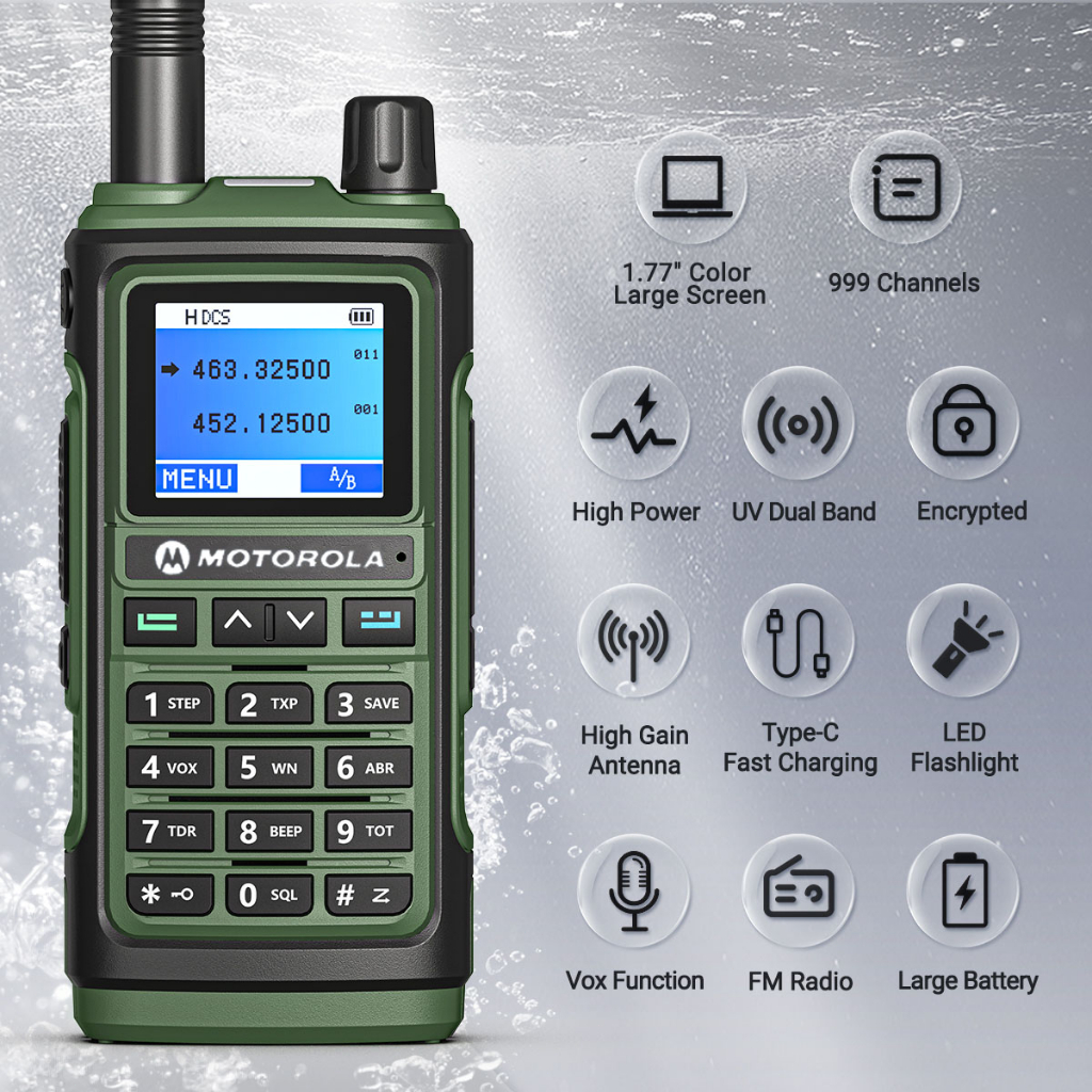 Jual HT Motorola HX380 Walkie Talkie Stronger Signal 999 Channels UV