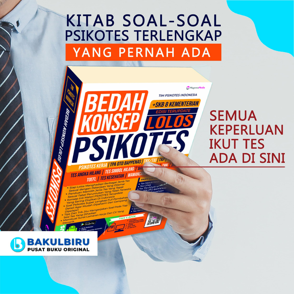 Jual Buku Psikotes Bedah Konsep Lolos Tes Psikotes Edisi Terupdate Tes