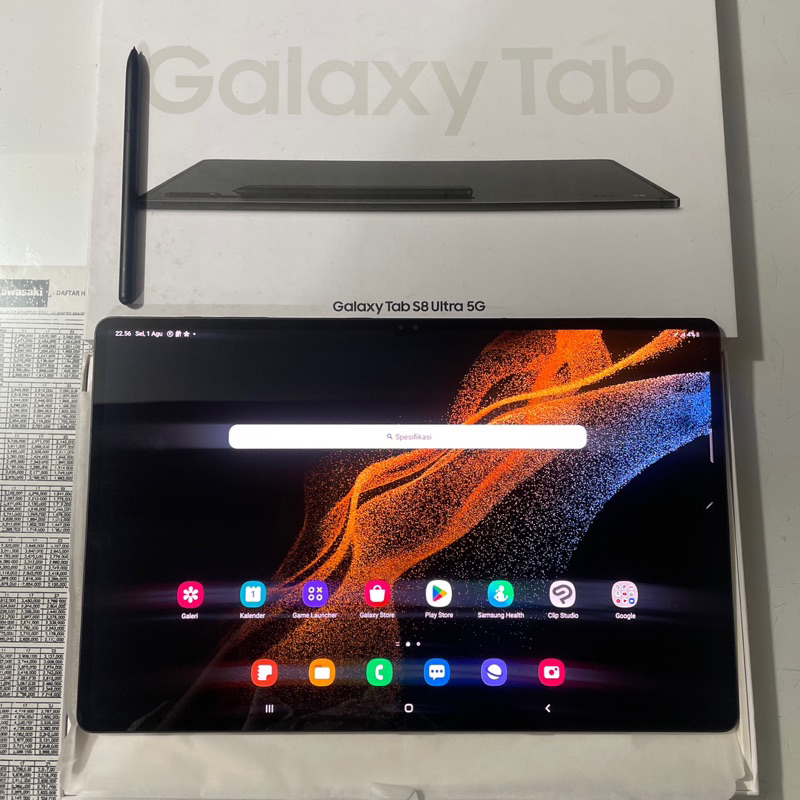 美品 Galaxy Tab S8 Ultra Wi-Fi 12GB/256GB