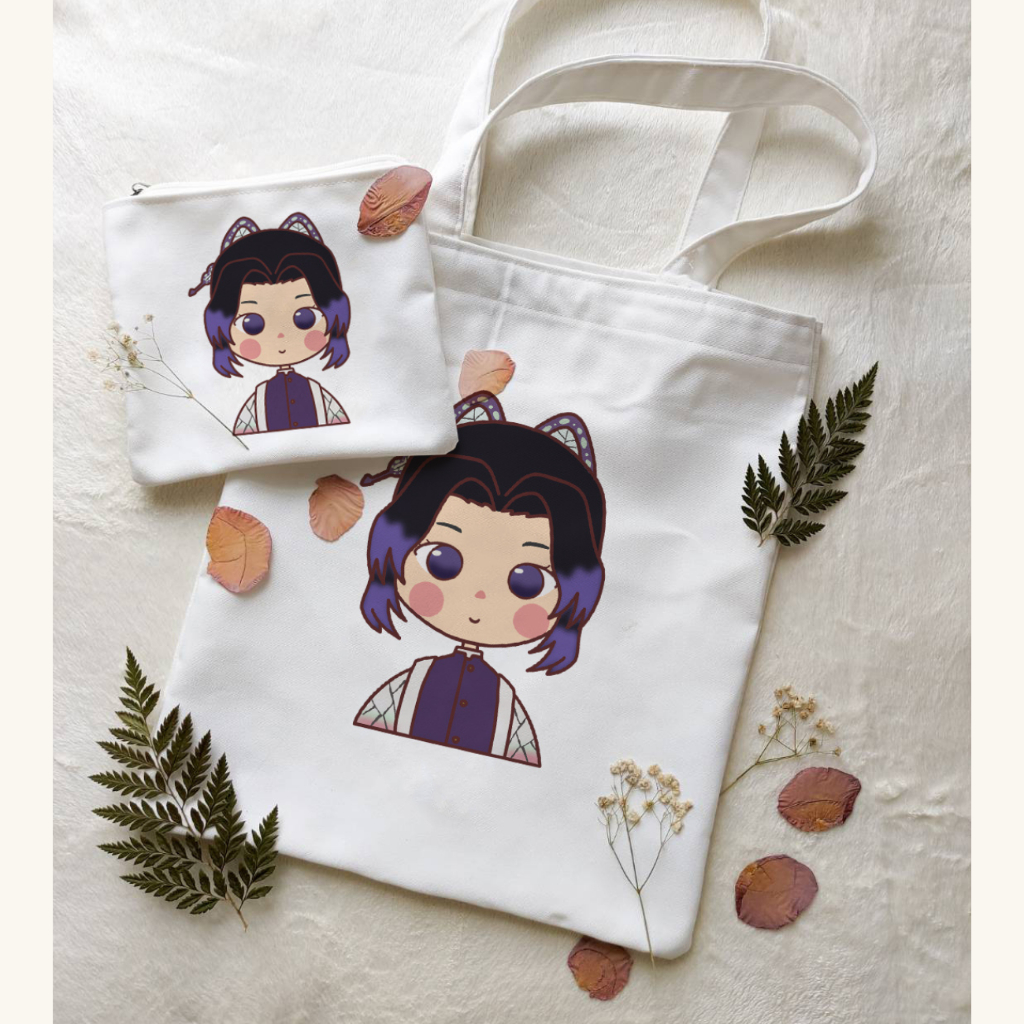 Jual DEMON SLAYER HASHIRA VERSION TOTE BAG + PENCIL CASE ANIME / ANIME