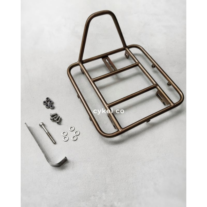 Jual ruck rack nomad front rack vintage gold stainless steel 304 ...
