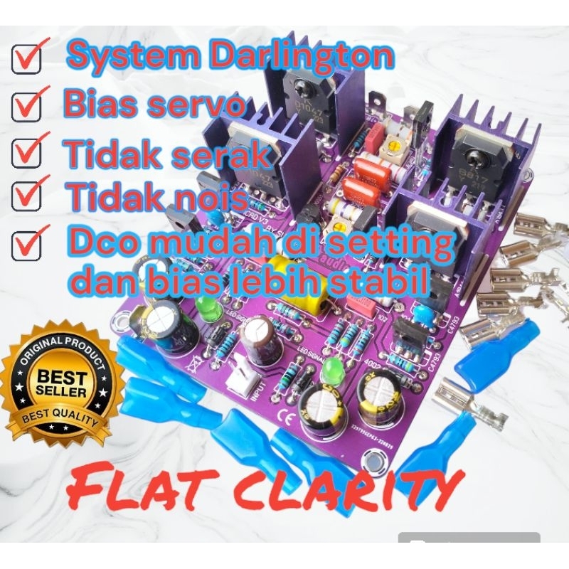 Jual Kit Driver Power Amplifier Mcrd V New Darlington Full Modif Pcb