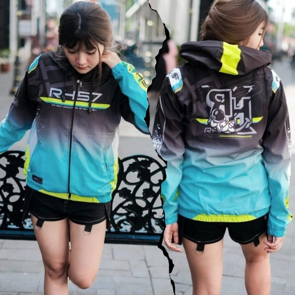 Jual Jaket Running Jaket Racing RH57 Black Eye Motif Terbaru | Shopee ...