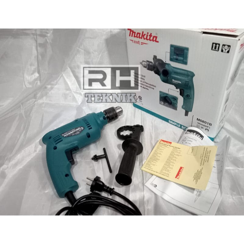 Jual MAKITA M0801B Mesin Bor Tembok 13mm M 0801 B Hammer Drill ( DH MT ...