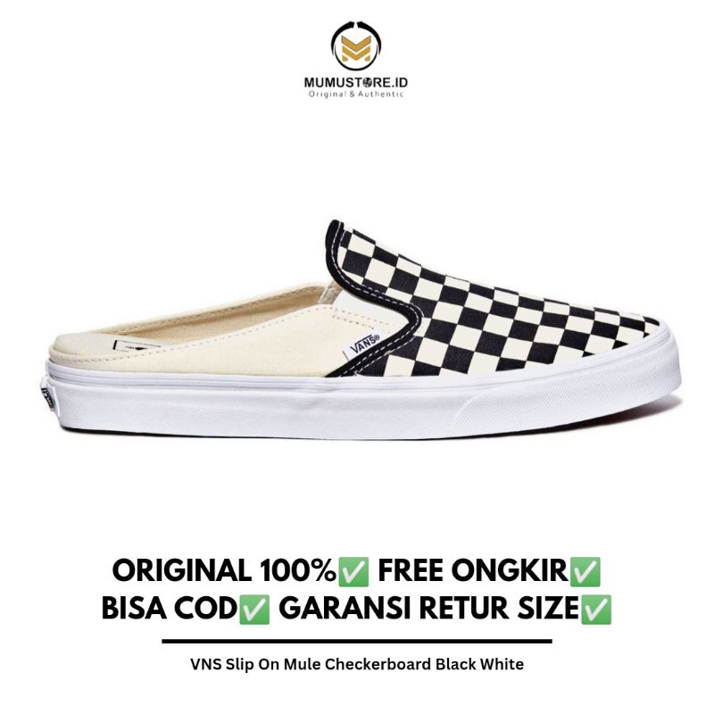 checkerboard mule vans