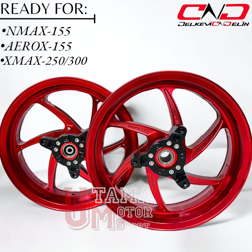 Jual Velg Velek Sport Rim Set Nmax / Aerox / Xmax Aluminium Forged ...