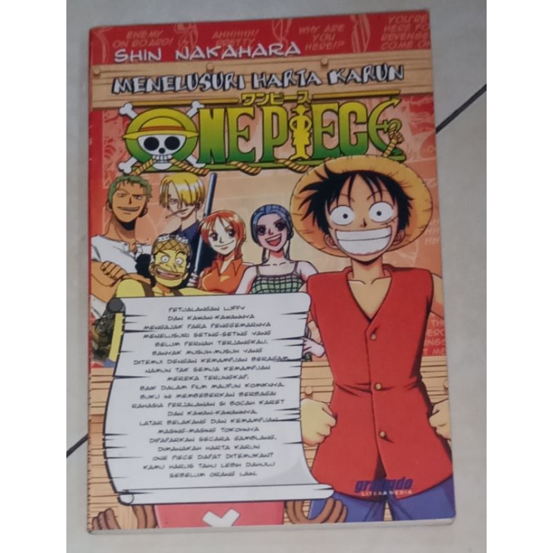 Jual buku one piece menelusuri harta Karun original | Shopee Indonesia