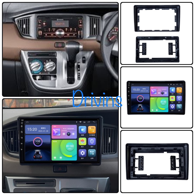 Jual Frame Head Unit Double Din Android Toyota Calya Daihatsu Sigra