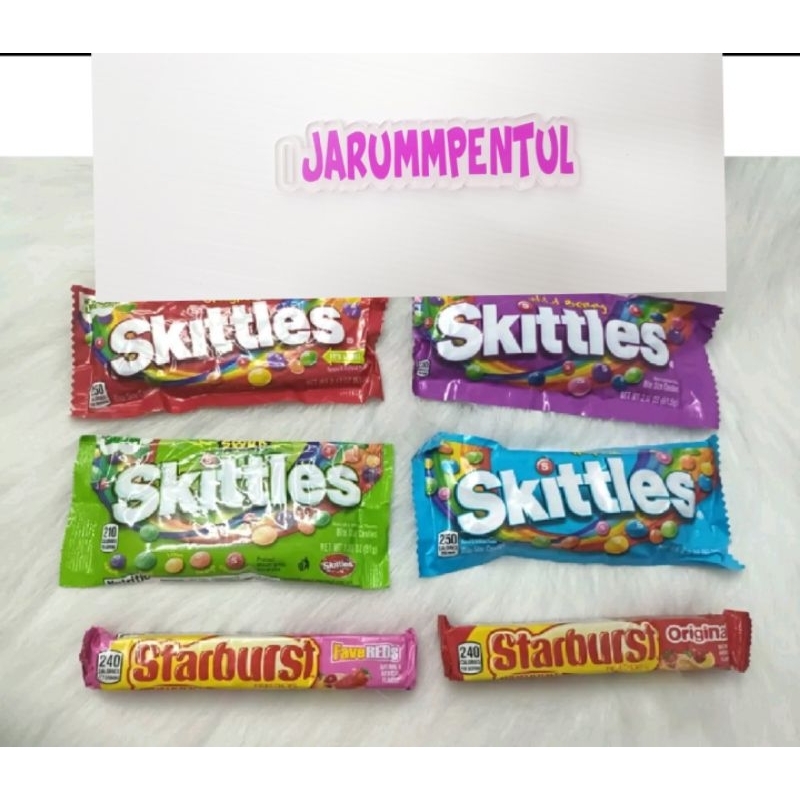 Jual Skittles Permen Anak Mnm M&ms Skittles 51 Gram Skittles Permen ...