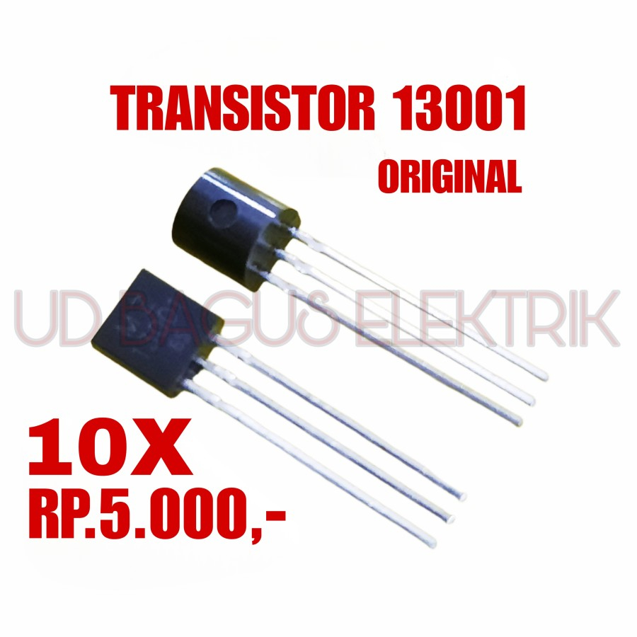 Jual 10X TRANSISTOR 13001 ORIGINAL - DAPAT 10PCS | Shopee Indonesia
