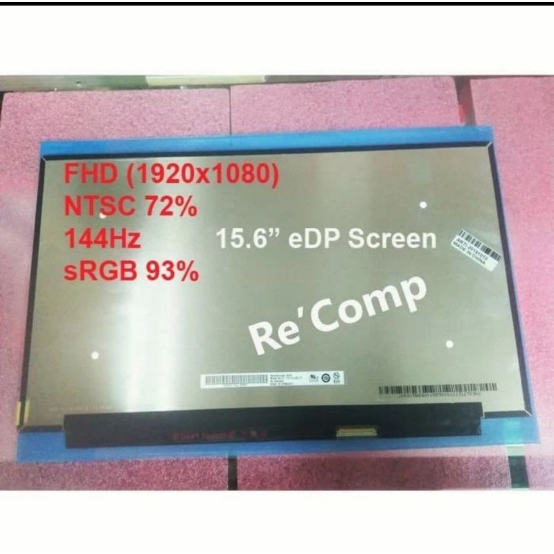 Écran LCD 144Hz Pour ASUS TUF Dash F15 FX516P - 15.6" Full HD - Dalle De Rechange Neuve