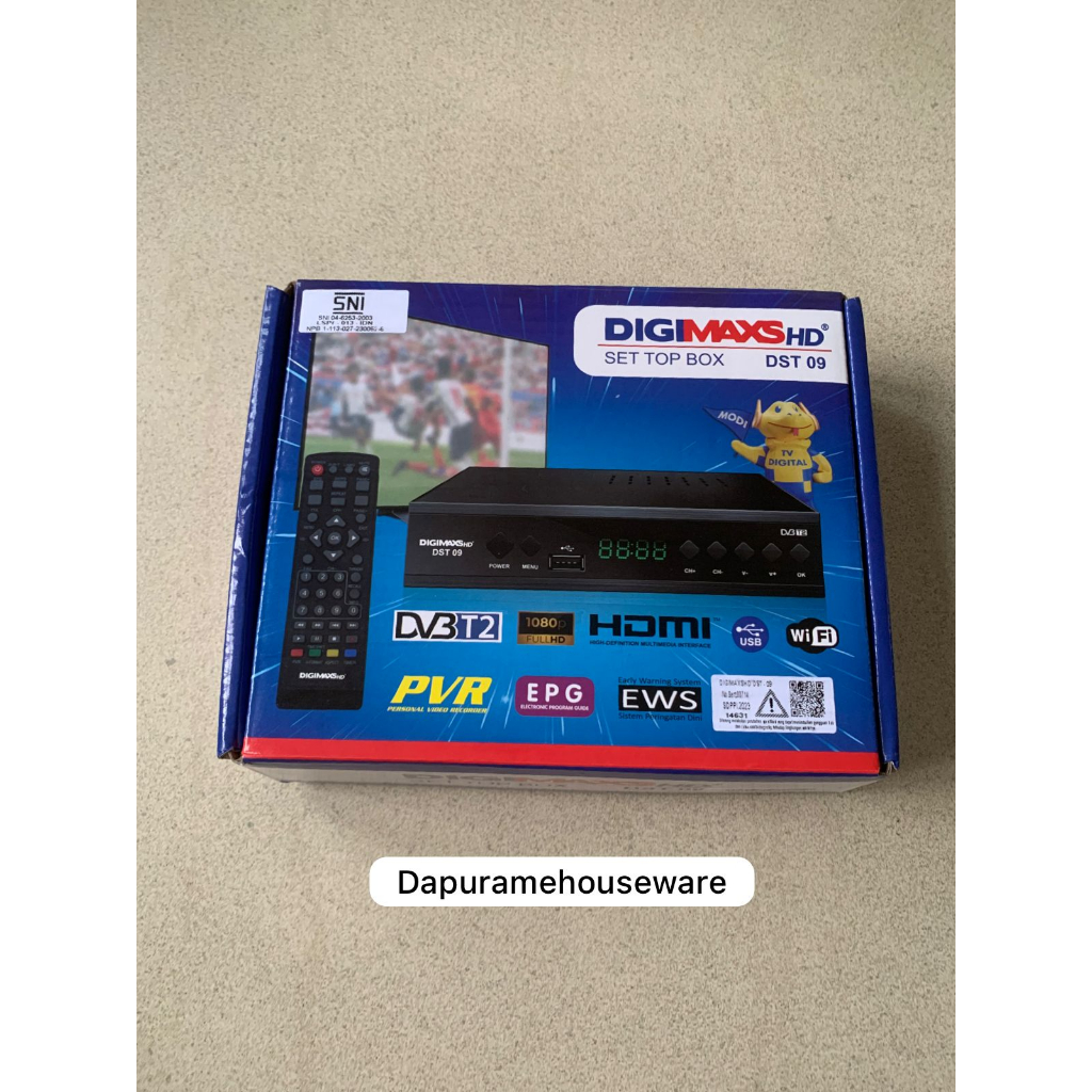 Jual SET TOP BOX DST 09 DIGIMAXS HD / PENGHUBUNG SALURAN | Shopee Indonesia