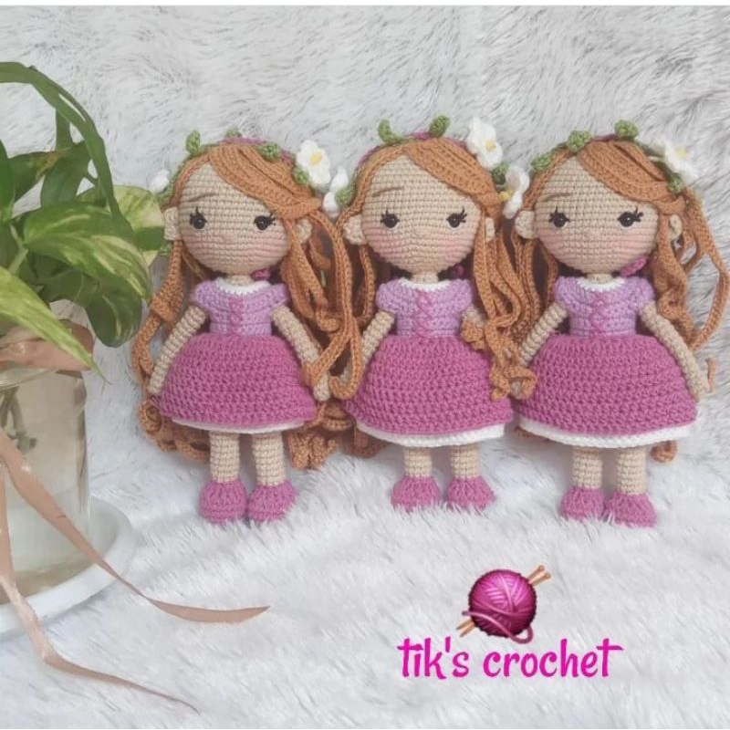 Jual Boneka rajut RAPUNZEL | Shopee Indonesia
