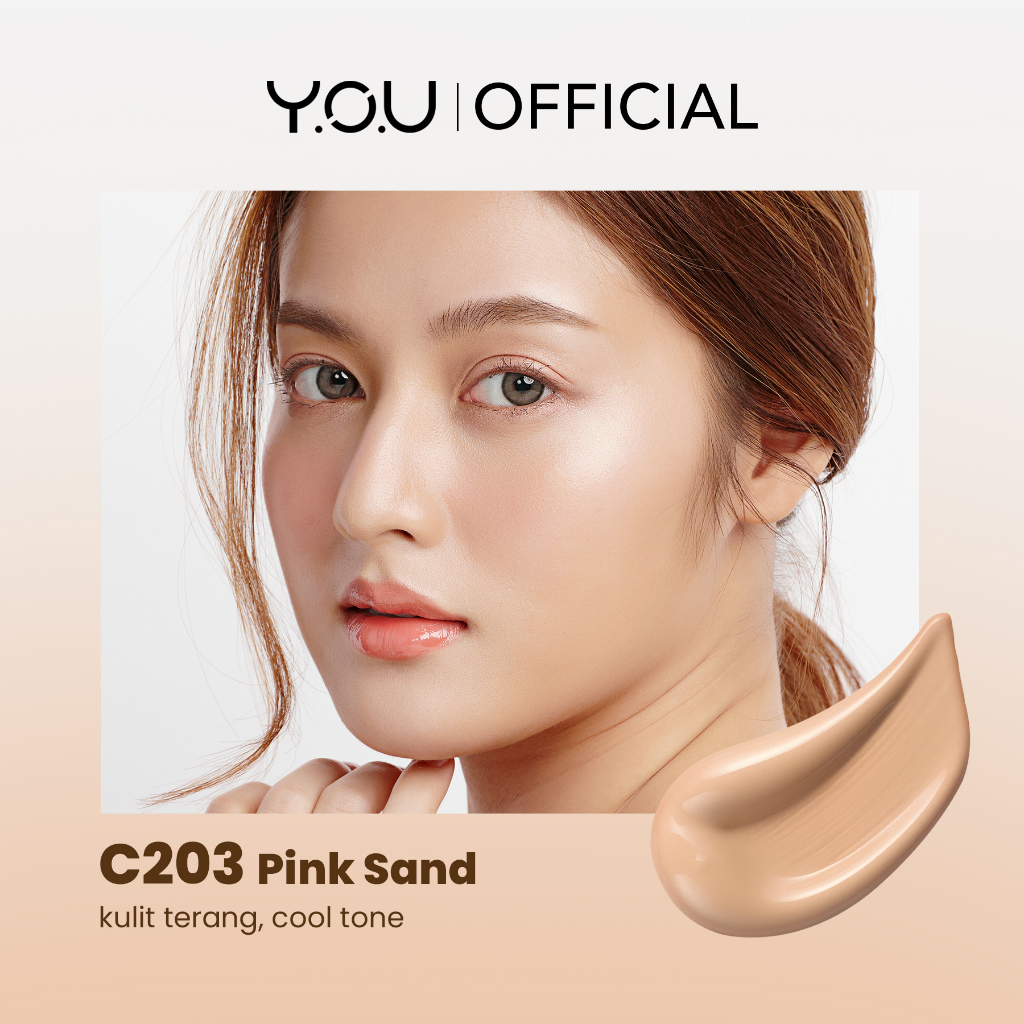 Jual You Cloud Touch Blurring Skin Tint Liquid Foundation Natural